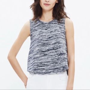 Madewell Space Dyed Cropped Sweater Tank - Large